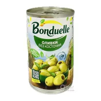 "Bonduelle" dänesiz ýaşyl zeýtun 314 ml