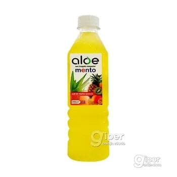 Aloe mento "Aloe we tropiki miweler" aloe we tropiki miweler tagamly alkogolsyz gazsyz içgi 0,4 lt