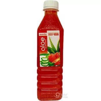 Aloe mento "Aloe we ýertudana" aloe we ýertudana tagamly alkogolsyz gazsyz içgi 0,4 lt