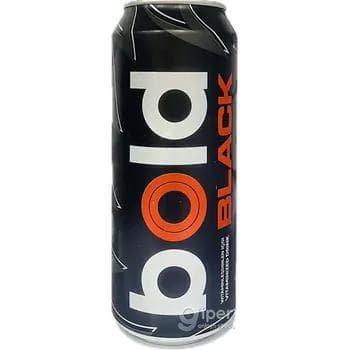 Bold "BLACK-VITAMINIZED DRINK" Безалкогольный газированный напиток со вкусом барбариса 500 мл