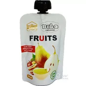Buba "APPLE - PEAR PUREE" яблочно-грушевое пюре 100 гр