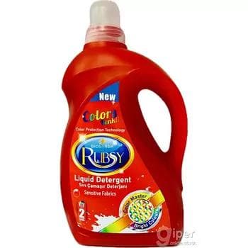 Rubsy "Liquid Detergant - Sıvı çamaşır deterjanı" cтиральный гель для цветного белья 2000 мл