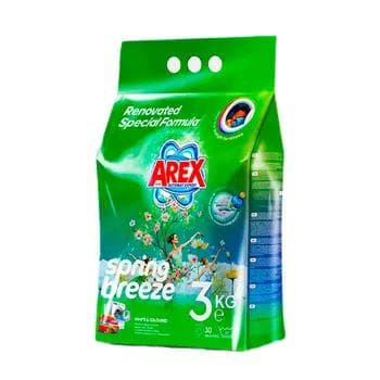 Стиральный порошок Arex "Spring Breeze" для белого и цветного белья, 3 кг