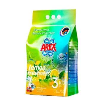 Стиральный порошок Arex "Limon Freshness" для белого и цветного белья, 3 кг
