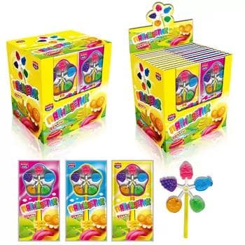 Karamel süýji neon taýajykly Канди Клаб "Пятицветик" assorti, 10 gr (1 sany)