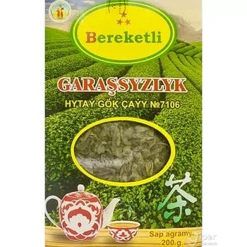 Bereketli “GARAŞSYZLYK” зелёный чай № 7106, 200 гр