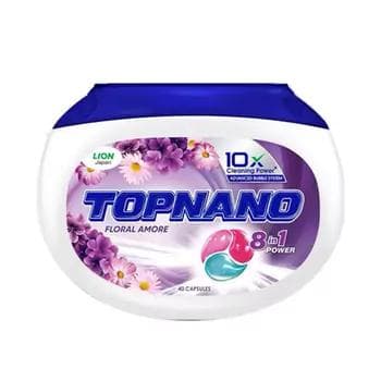 Капсулы для стирки белья Topnano "Floral Amore", 40 штук (480 гр)