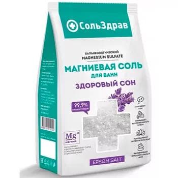 Магниевая соль для ванн СольЗдрав "Здоровый Сон", 800 гр