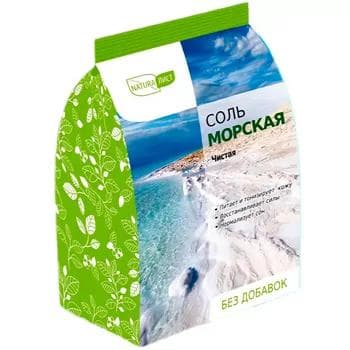 Морская соль для ванн Nature List "Чистая", 800 гр