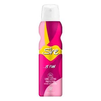 Дезодорант-спрей для тела "She is fun", 150 мл