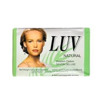 Туалетное мыло Luv "Natural", 125 г (зеленый)
