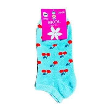 "EKOL socks" üljeli zenanlar üçin gysga jorap, ölçegi 36-38, 1 sany (ýaşyl)