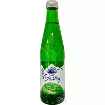 Минеральная газированная вода  со вкусом мяты "Chortag" 330 мл