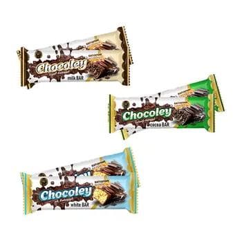 Çekimli  batonçik Doganlar Ýyldyzy "Chocoley" assorti, 250 gr
