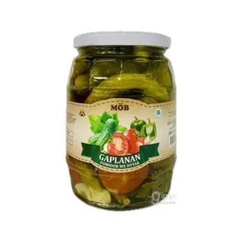 MÖB - marinada ýatyrylan pomidor we hyýar 750 ml