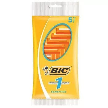 Bir gezek ulanylýan stanok Bic "Sensitive", 5 sany