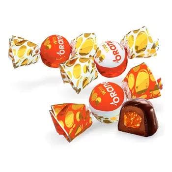 Şokoladly süýjiler Donko "With Orange" pyrtykal şire tagamly, 250 gr