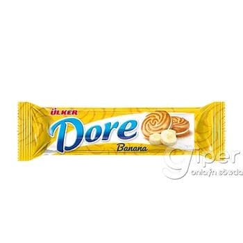 Cэндвич печенье с кремом с банановым вкусом  Ülker Dore "Banana" 73 гр