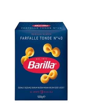 Makaron Barilla Fiyonik Farfalle Tonde n40, 500gr