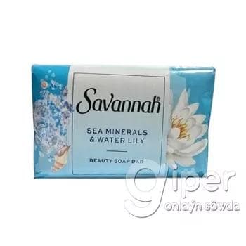 Косметическое мыло Savannah "Sea Minerals & Water Lily" 150 гр