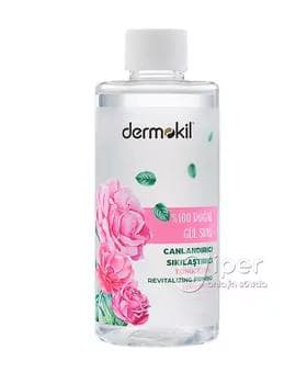 Ýüz üçin tonik dermokil 100% Natural Rose derini dikeldiji, 200 ml