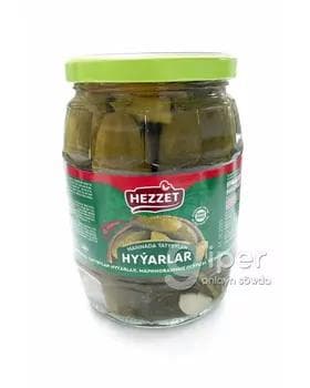 Marinada ýatyrylan hyýar Esmo "Hezzet", 800 ml