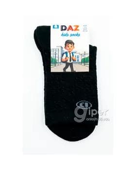 Çaga üçin oglanjyk jorap "DAZ socks" (7-9 ýaş), 1 jübüt (gara)