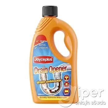 Kanalizasiýa turbalarynyň dykylmagyny arassalamak üçin serişde Joyceplus "Drain Opener" 500 ml
