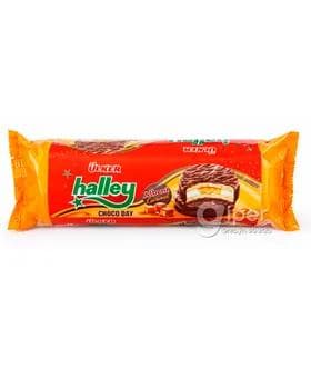 Печенье Ülker "Halley" с карамелью покрытое шоколадом, 210 г