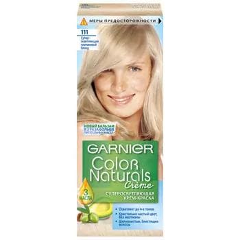 GARNIER Color Naturals saç üçin durnukly super açyjy krem-kraska, 111 Platinaly açyk-sary