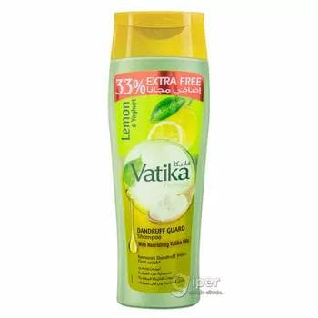 Şampun "Vatika" Lemon and Yoghurt goňaklara garşy, 400 ml +132 ml