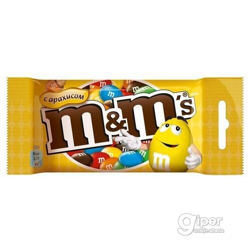 Драже M&M's Milk Chocolate с арахисом и молочным шоколадом, 45 г 16.50 ТМТ