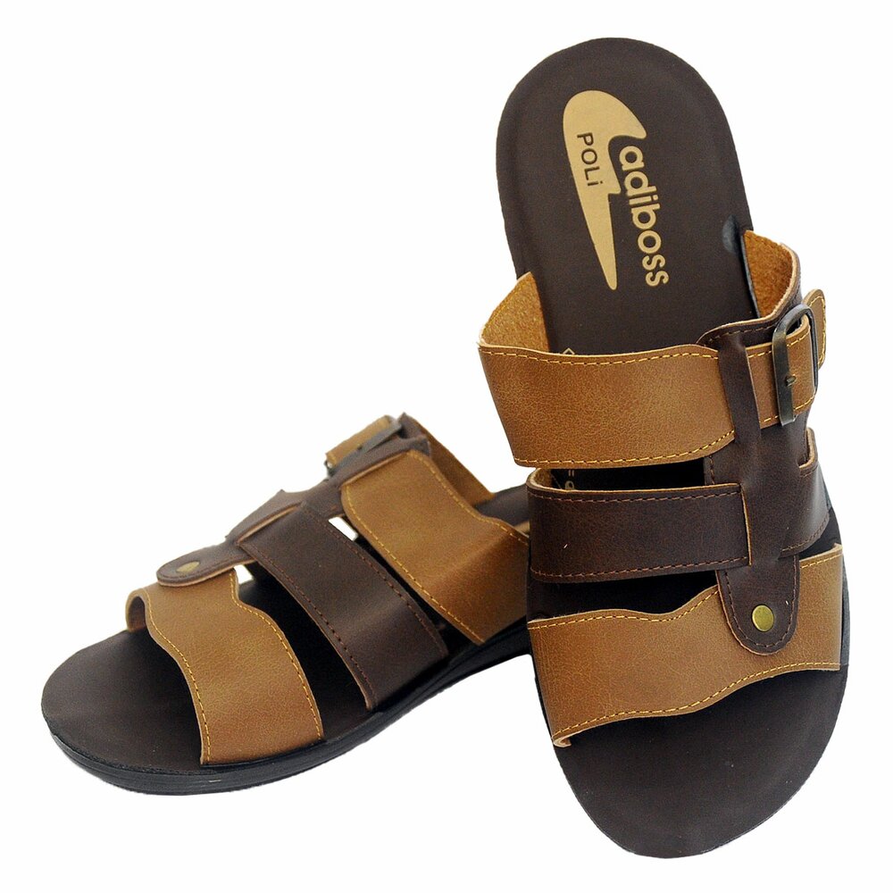 Шлепки мужские Alfaisal коричневые, раз.36, MA118 от 0 ТМТ